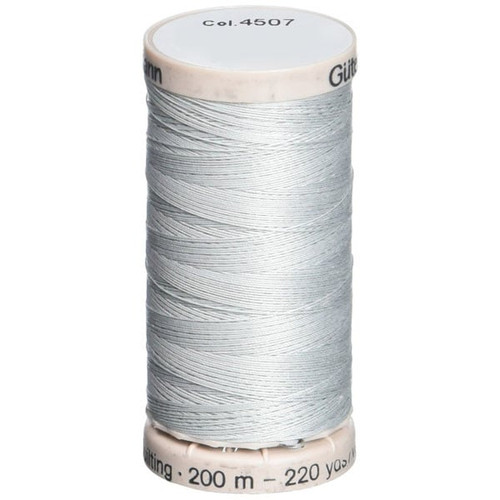 Gutermann Thread Cotton Hand Quilting Light Gray 40 Weight 220 Yard Spool