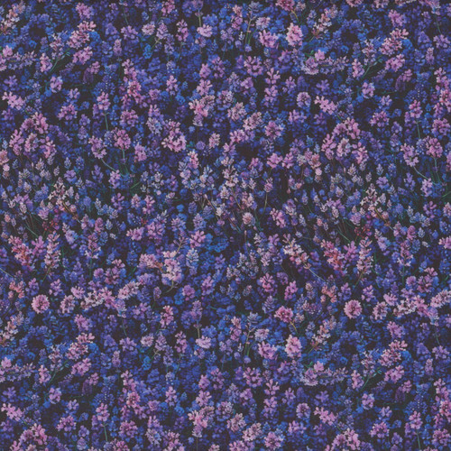 Quilting Treasures Dan Morris Earthly Delights Purple Green Lavender Floral