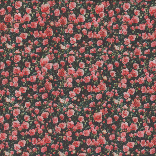 Quilting Treasures Dan Morris Earthly Delights Pink Roses Floral