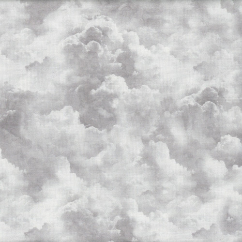 Quilting Treasures Dan Morris Earthly Delights Grey Storm Clouds