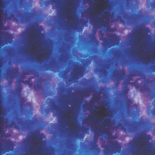 Quilting Treasures Dan Morris Earthly Delights Navy Night Sky