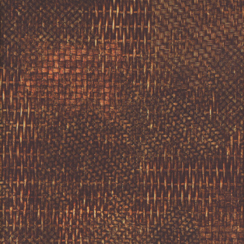 Quilting Treasures Dan Morris Earthly Delights Brown Rattan Basket Weave