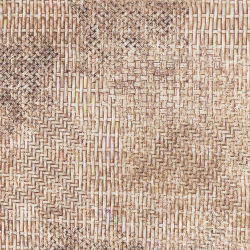 Quilting Treasures Dan Morris Earthly Delights Cream Rattan Basket Weave
