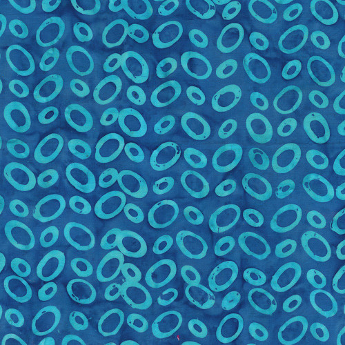 Windham Fabrics Anthology Batiks Jacqueline de Jonge Beach Day Royal Blue Lattice
