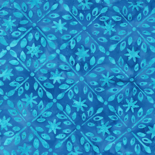 Windham Fabrics Anthology Batiks Jacqueline de Jonge Beach Day Blue Ovals