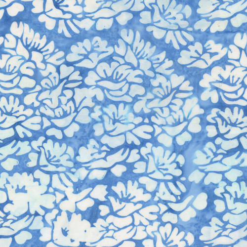 Windham Fabrics Anthology Batiks Jacqueline de Jonge Beach Day Blue Lattice