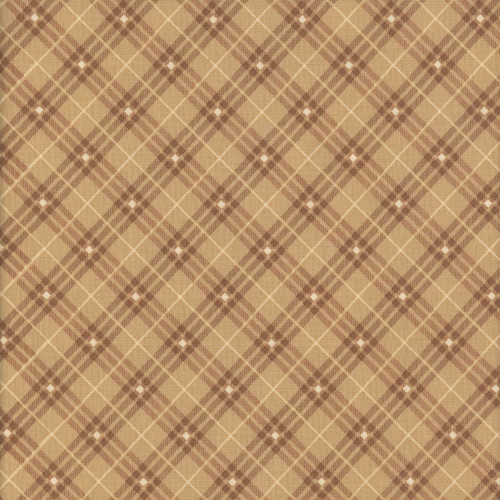 Henry Glass Fabrics Leanne Anderson Basics Brown Bias Plaid