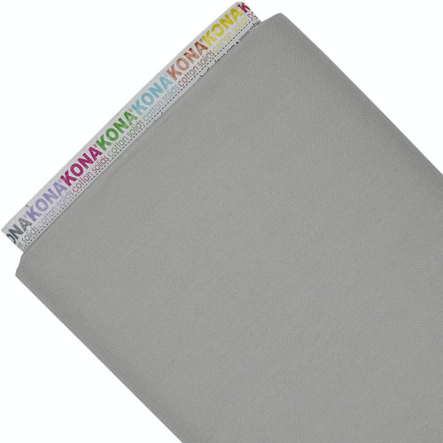 Robert Kaufman Fabrics Kona Cotton 9 Yard Mini Bolt Ash Grey