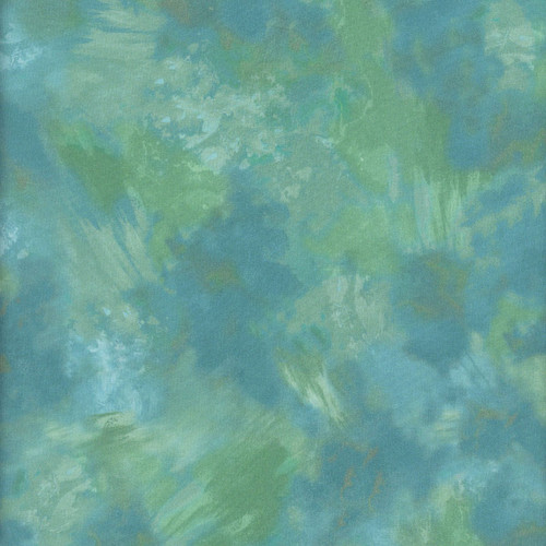 Quilting Treasures Fabrics Light of the World Claudia McKinney Aqua Blue Sunlight Texture