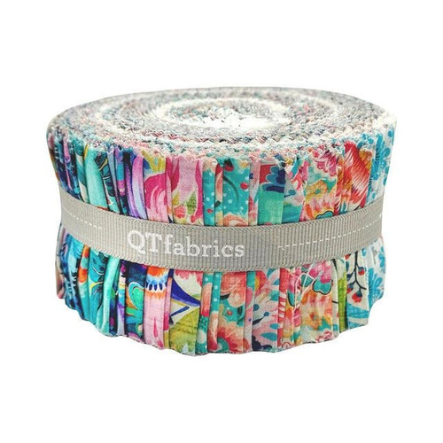 Quilting Treasures Fabrics Exotica Dan Morris Jelly Roll Fabric Strips