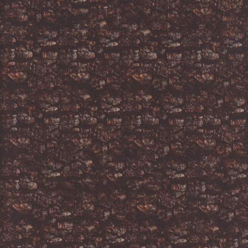 Quilting Treasures Fabrics Earthly Delights Dan Morris Dark Brown Tree Bark