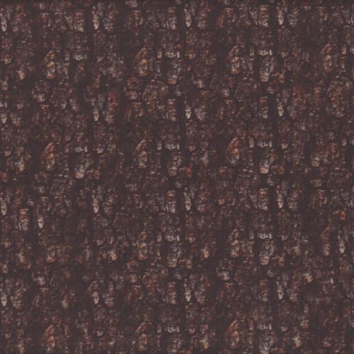 Quilting Treasures Fabrics Earthly Delights Dan Morris Dark Brown Tree Bark