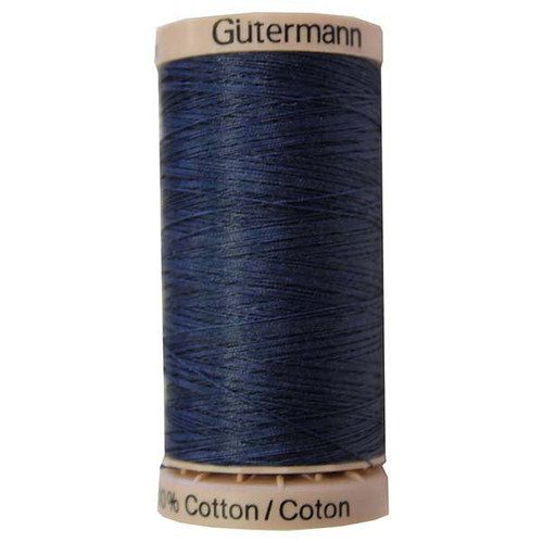 Gutermann Thread Cotton Hand Quilting Navy 40 Weight 220 Yard Spool