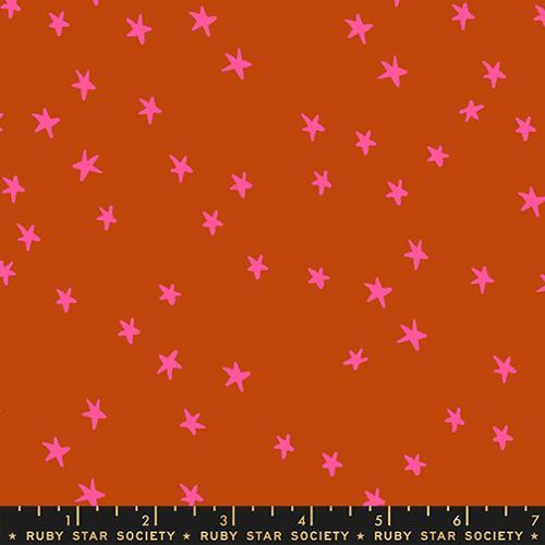 Moda Fabrics Starry Ruby Star Society Cayenne Red