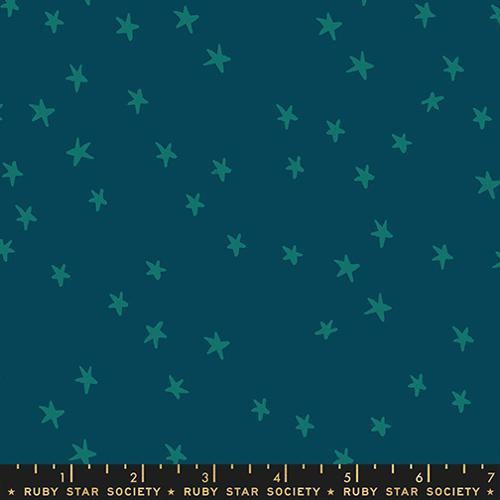 Moda Fabrics Starry Ruby Star Society Galaxy Blue