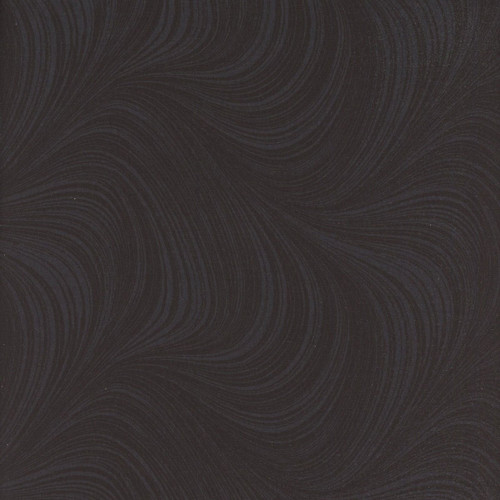 Benartex Fabrics Circle of Butterflies Jackie Robinson Black Grey Wave Texture