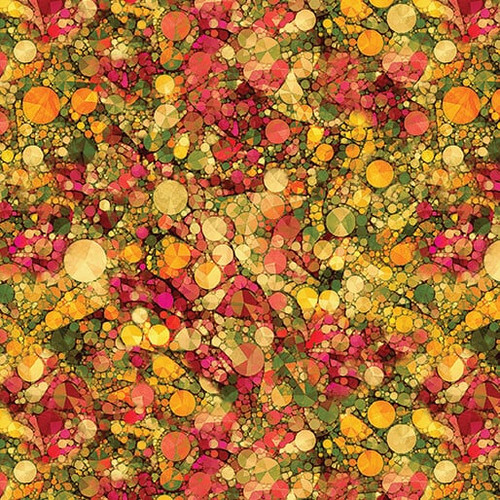 Benartex Fabrics Cat Artistry Peggy Collins Gold Multi Sparkle