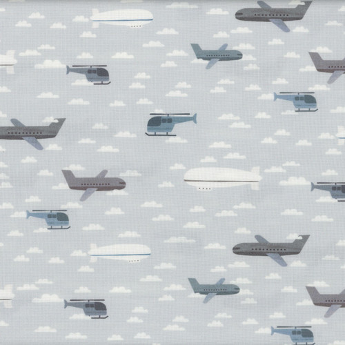 Dear Stella Fabrics Are We There Yet? Paint Love Studio Fog Plane Awesome