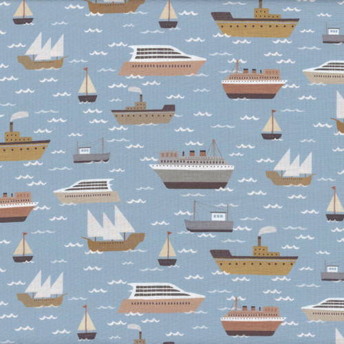 Dear Stella Fabrics Are We There Yet? Paint Love Studio Dusk Feeling Nauti