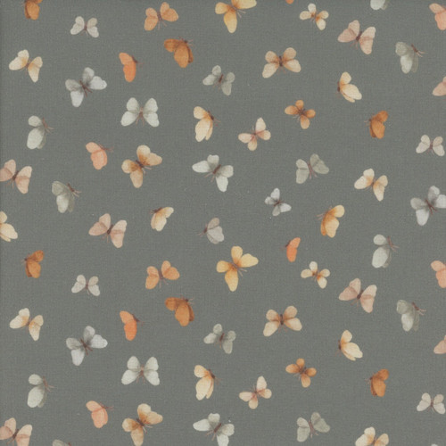 Dear Stella Fabrics Count on Me Nina Stajner Pewter Grey Flutter