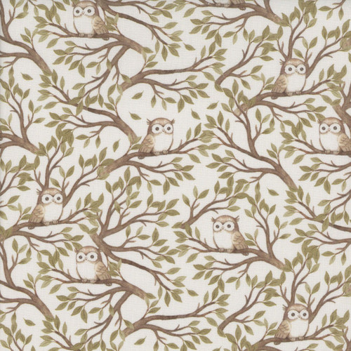 Dear Stella Fabrics Count on Me Nina Stajner Taupe Grey Hooters