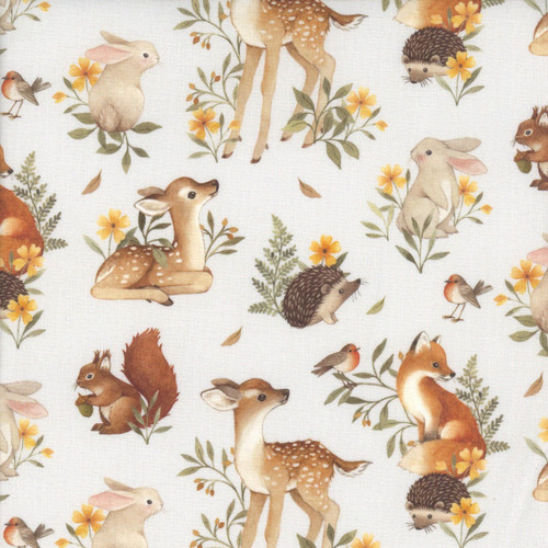 Dear Stella Fabrics Count on Me Nina Stajner Taupe Grey Fawn'D Of You