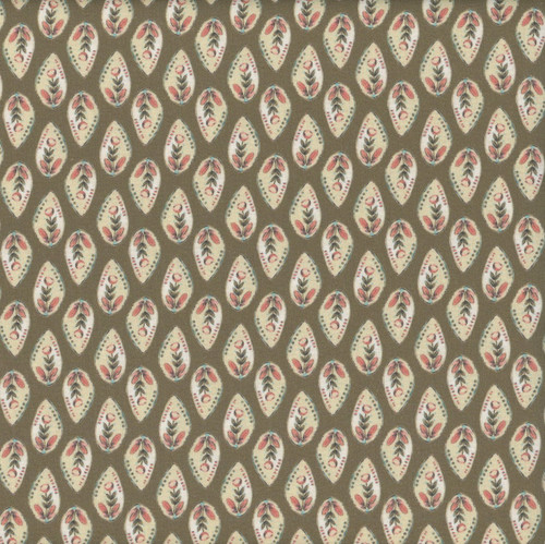 Dear Stella Fabrics Moon Garden Dill Green Medallion