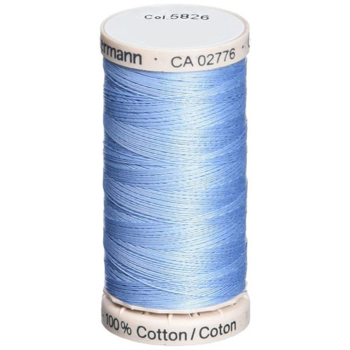 Gutermann Thread Cotton Hand Quilting 40 weight 220 yards Airway 5826