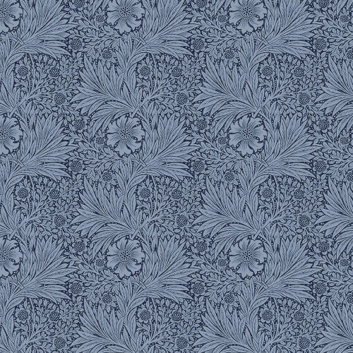 Free Spirit Fabrics William Morris Kelmscott Navy Marigold