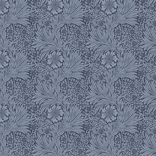 Free Spirit Fabrics William Morris Kelmscott Navy Marigold