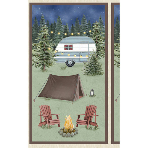 Wilmington Prints Evergreen Escape Danielle Murray Large Panel Multi