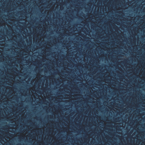 Wilmington Prints Del Mar Wilmington Batiks Pins & Needles Navy Blue