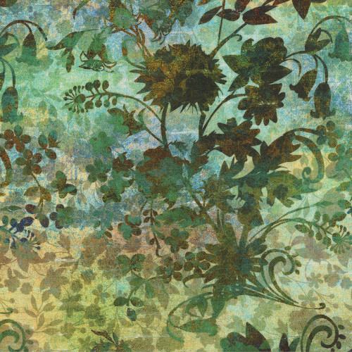 In The Beginning Evanescence by Jason Yenter Green Floral Bouquet