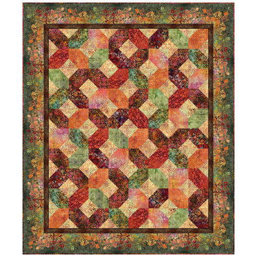 In The Beginning Evanescence by Jason Yenter Spice Gemstones Quilt Kit