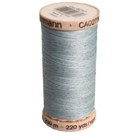 Gutermann Thread Cotton Hand Quilting 40 weight 220 yards Light Blue Dawn 6217