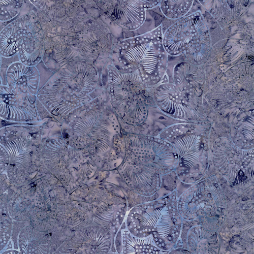 Timeless Treasures Fabrics Plumberry Tonga Batiks Thistle Purple Organic Hearts