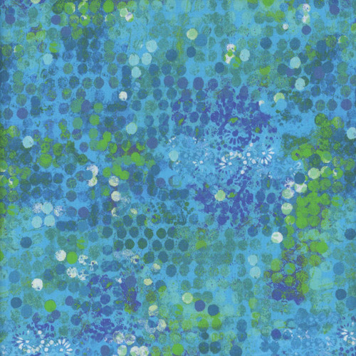 Windham Fabrics Jennifer Lambein Shine On Turquoise Glimmer