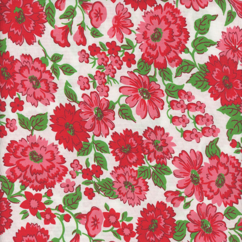 Windham Fabrics Whistler Studios Merry-Go-Round Red Blooming Meadow
