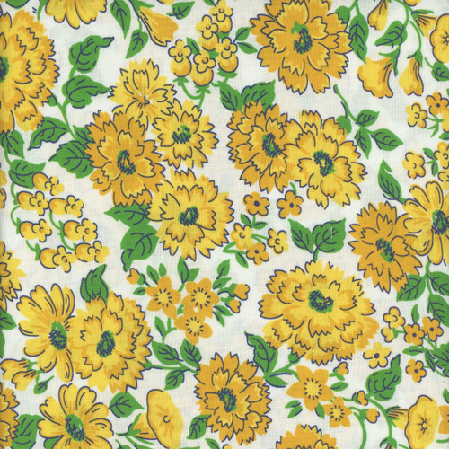 Windham Fabrics Whistler Studios Merry-Go-Round Yellow Blooming Meadow