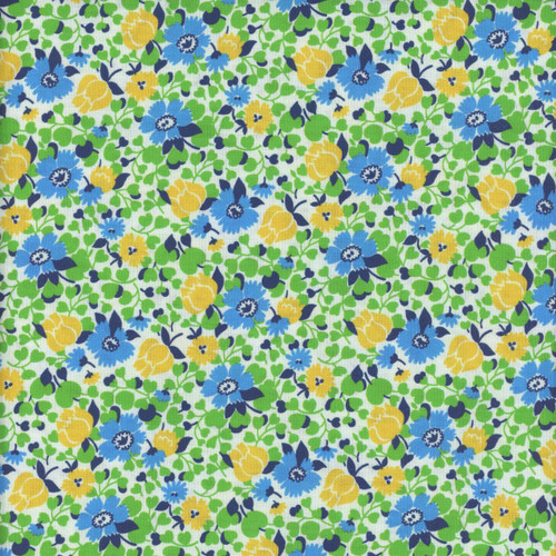 Windham Fabrics Whistler Studios Merry-Go-Round Blue Packed Petals
