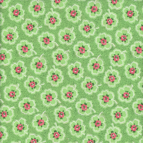 Windham Fabrics Whistler Studios Merry-Go-Round Green Ditzy Dotted Floral