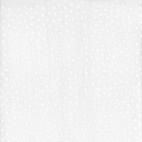Windham Fabrics Whistler Studios Merry-Go-Round White On White Polka Dot