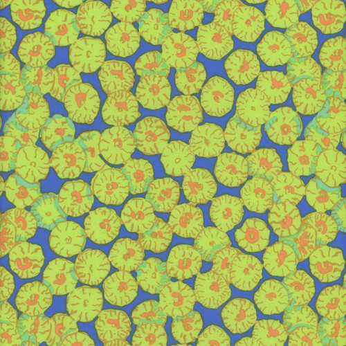 Kaffe Fassett Collective for FreeSpirit Fabrics February 2026 by Brandon Mably Sand Dollar Blue