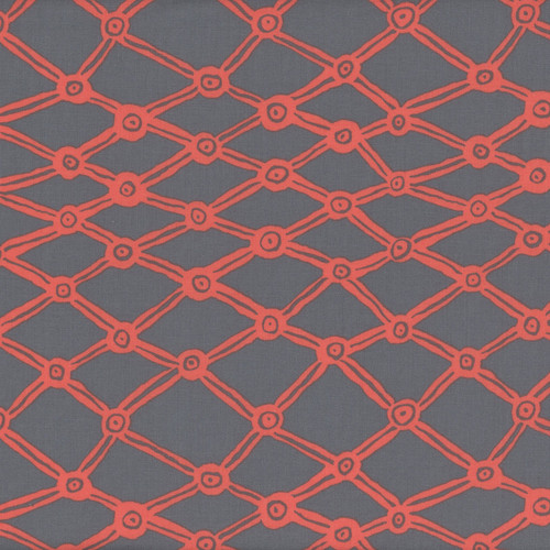 Kaffe Fassett Collective for FreeSpirit Fabrics February 2026 by Brandon Mably Nets Grey