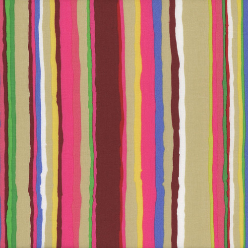Kaffe Fassett Collective for FreeSpirit Fabrics February 2026 by Kaffe Fassett Echo Stripe Magenta