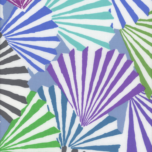 Kaffe Fassett Collective for FreeSpirit Fabrics February 2026 by Kaffe Fassett Fanfare Blue