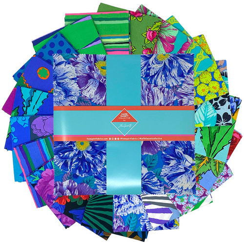 Kaffe Fassett Collective for FreeSpirit Fabrics February 2026 10" Charm Pack 10 inch Charm Pack Cool
