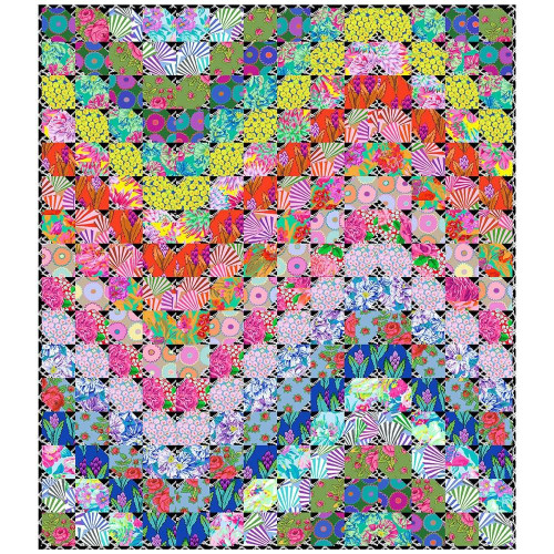 Kaffe Fassett Collective for FreeSpirit Fabrics February 2026 Colour Weave Quilt Kit