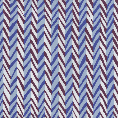 Kaffe Fassett Collective for FreeSpirit Fabrics February 2026 Herringbone Stripe Contrast