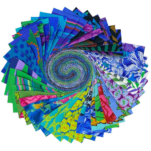 Kaffe Fassett Collective for FreeSpirit Fabrics February 2026 2.5 inch Design Roll Cool 40pcs